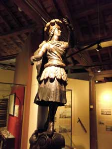 Ship figurehead Docklands Museum