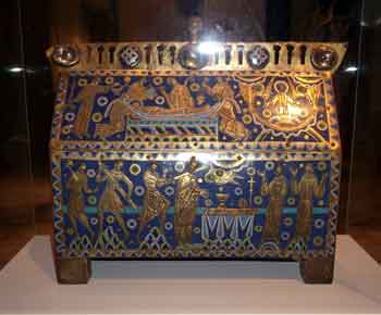 Becket casket at the Victoria and Albert Museum London