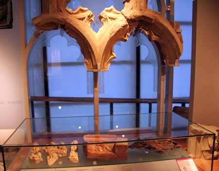 medieval stone window museum of London